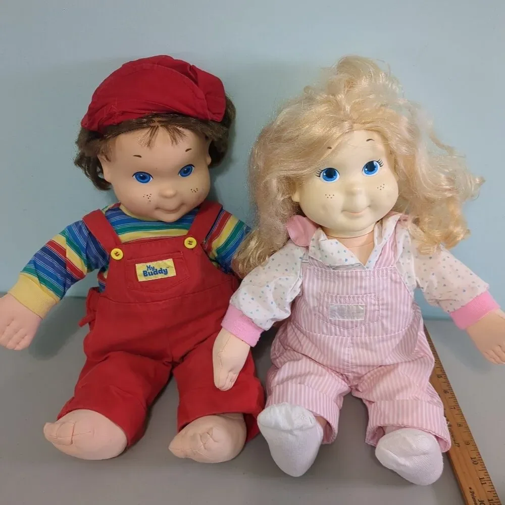 Hasbro My Buddy Doll 1985 and kid sister Vintage Original
